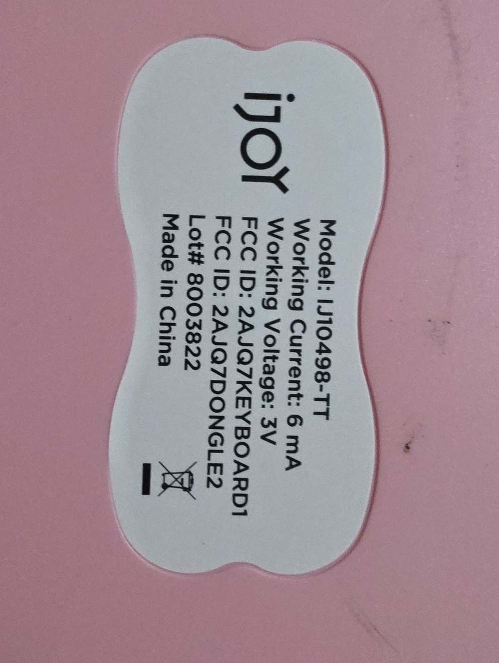 Ijoy Pink Mobile Keyboard And Mouse - Picture 3 of 6